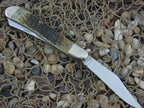 Case Cutlery 1989 Lou Gehrig Green Jigged Bone Dogleg Trapper with TruSharp steel G6240