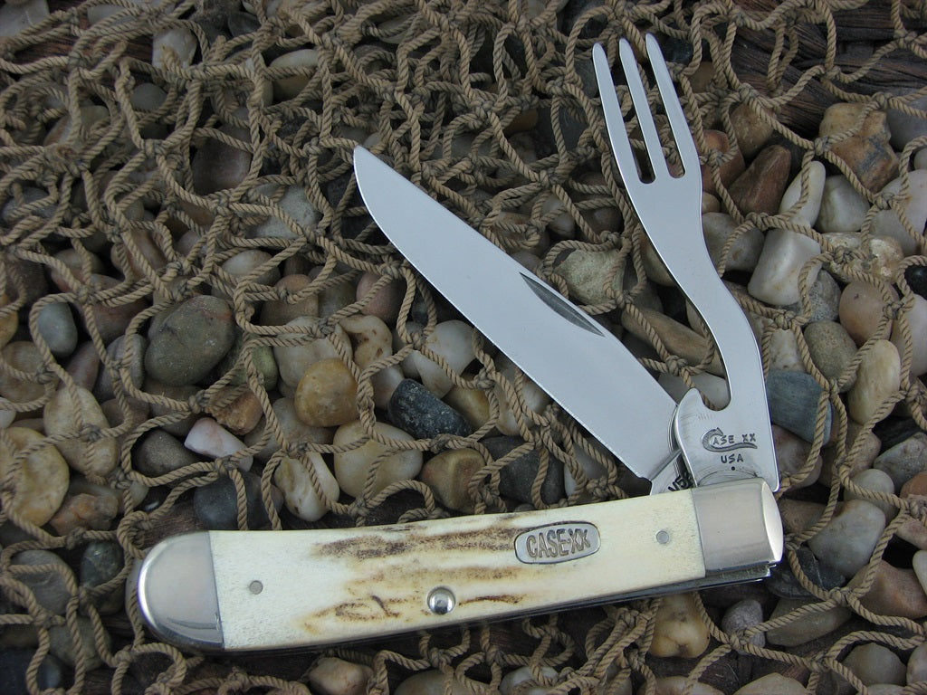 Case Cutlery 1999 Vintage Stag Hobo with TruSharp steel V5254HB