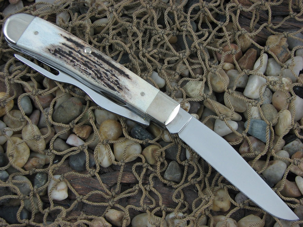 Case Cutlery 1999 Vintage Stag Hobo with TruSharp steel V5254HB