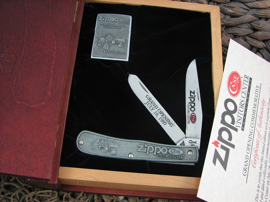 Case Cutlery 1997 Pewter Trapper with TruSharp steel R254 