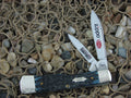 Case Cutlery 2004 Ocean Blue Bone Large Gunstock with TruSharp steel 52130 SMS04