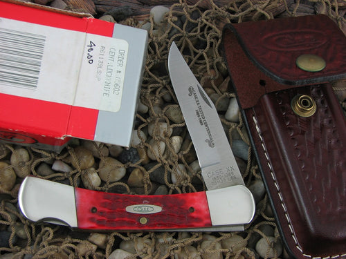 Case XX 1989 Red Bone Lockback with TruSharp steel R61139L 05602