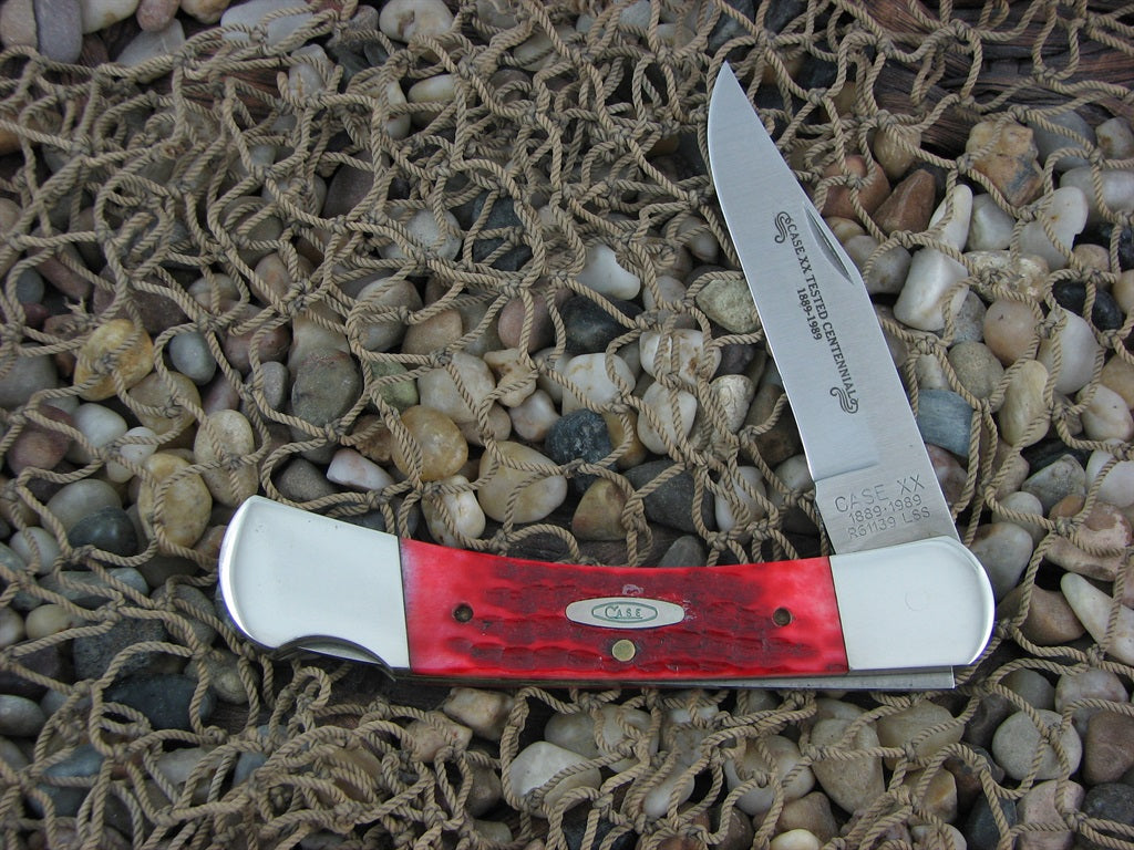 Case XX 1989 Red Bone Lockback with TruSharp steel R61139L 05602