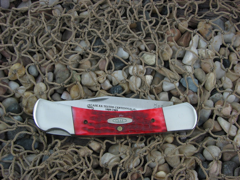 Case XX 1989 Red Bone Lockback with TruSharp steel R61139L 05602