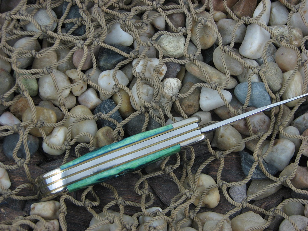 Case XX 2001 Kentucky Bluegrass Bone Pocket Hunter with TruSharp steel TH62165 10074