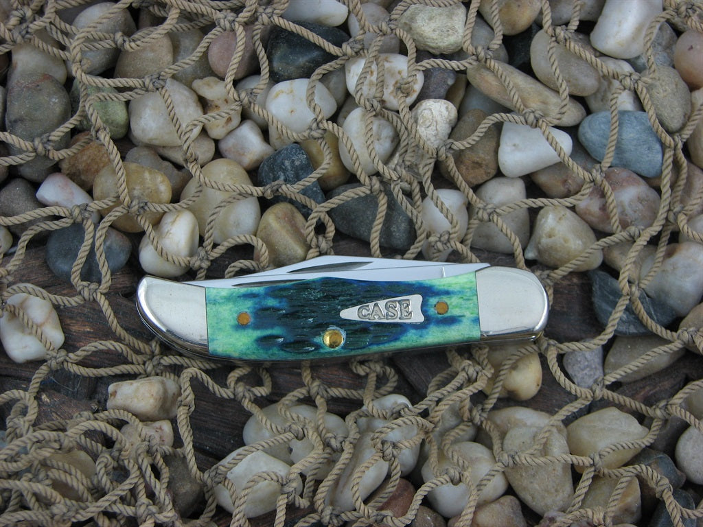 Case XX 2001 Kentucky Bluegrass Bone Pocket Hunter with TruSharp steel TH62165 10074