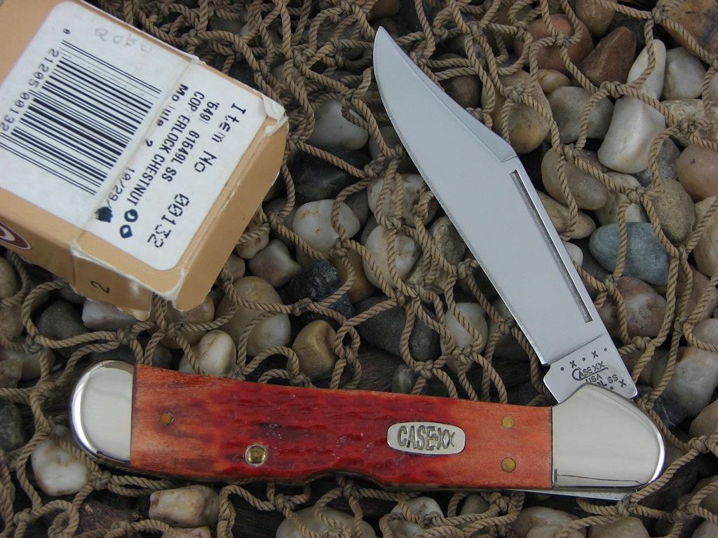 Case XX 2000 Chestnut Bone Copperlock with TruSharp steel 61549L 00132