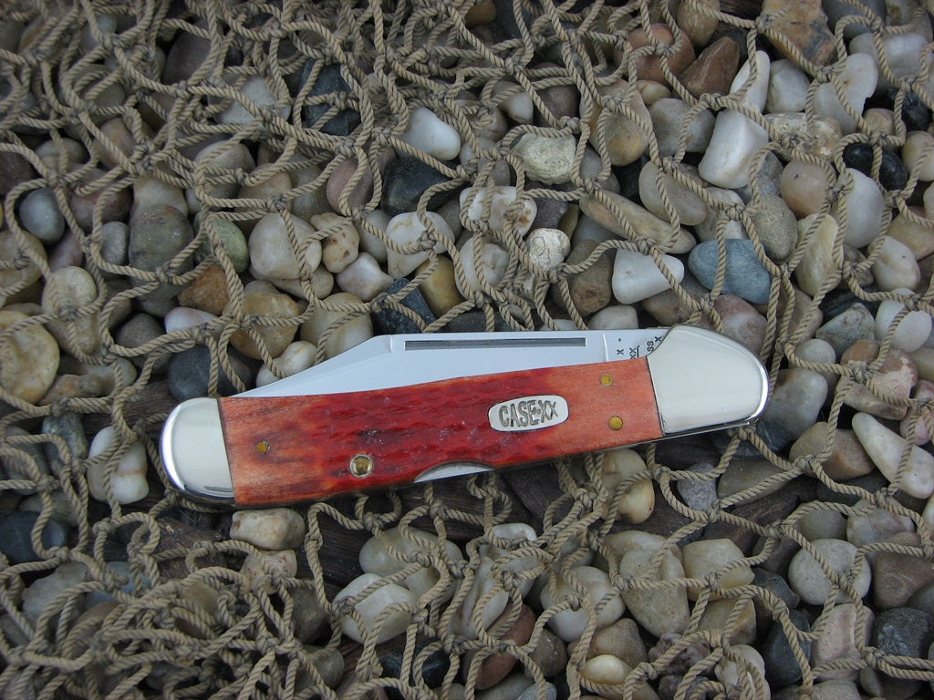 Case XX 2000 Chestnut Bone Copperlock with TruSharp steel 61549L 00132