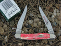 Case XX 2007 Red Appaloosa Bone Muskrat with TruSharp steel Muskrat 08173