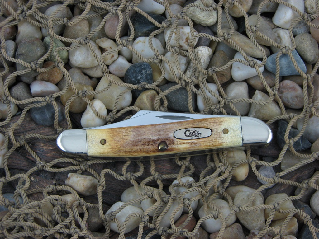Case XX 2000 Vintage Stag Small Stockman with TruSharp steel V53087 00218