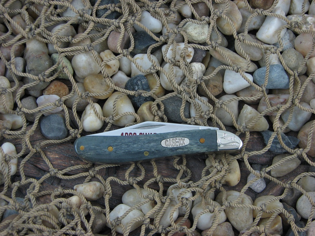 Case XX 1996 Smooth Grey Bone Peanut with TruSharp steel 6220