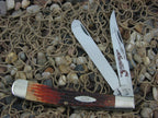 Case XX 1982 Brown Jigged Bone Banana Trapper with TruSharp steel 6251 