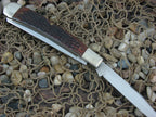 Case XX 1982 CCC Brown Jigged Bone Banana Trapper with TruSharp steel 6251