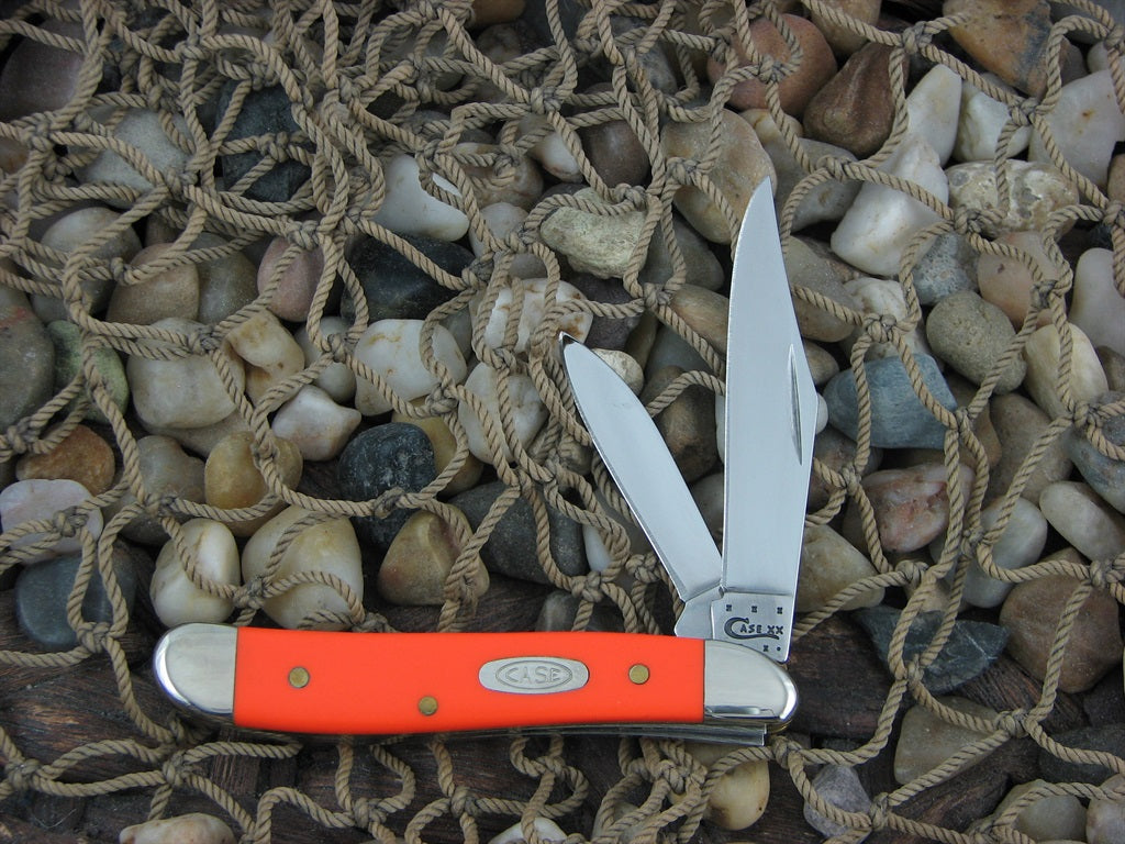Case XX 2015 Orange Delrin  Peanut with TruSharp steel 4220 80504