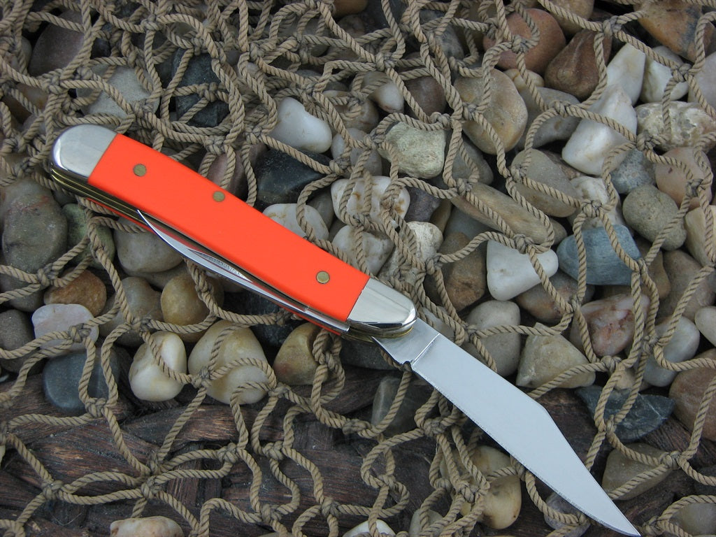 Case XX 2015 Orange Delrin  Peanut with TruSharp steel 4220 80504
