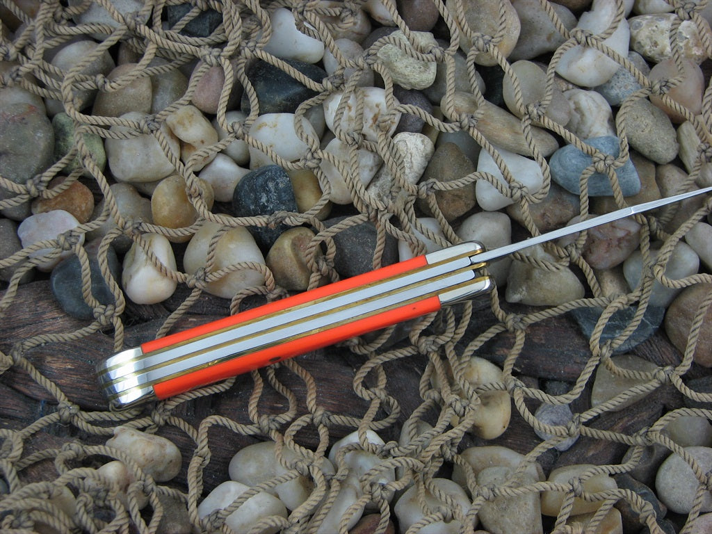 Case XX 2015 Orange Delrin  Peanut with TruSharp steel 4220 80504