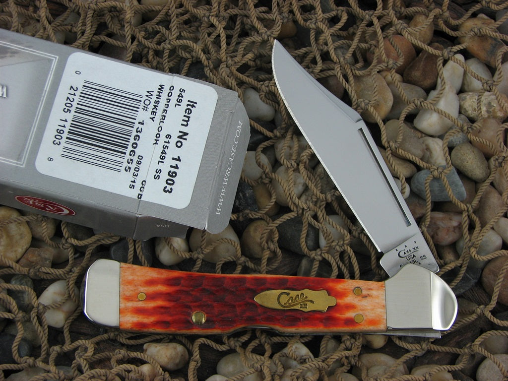 Case XX 2015 Whiskey Bone Copperlock with TruSharp steel 61549L 11903