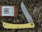 Case XX 2014 Yellow Delrin Sodbuster with CV steel 3138 00038