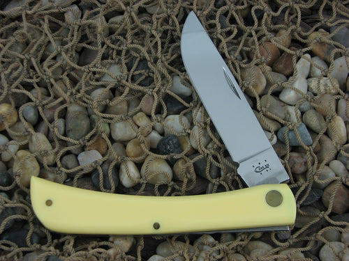 Case XX 2014 Yellow Delrin Sodbuster with CV steel 3138 00038