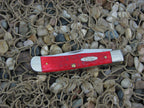 Case Cutlery 2024 Dark Red Bone Trapper with TruSharp steel 6254 00646