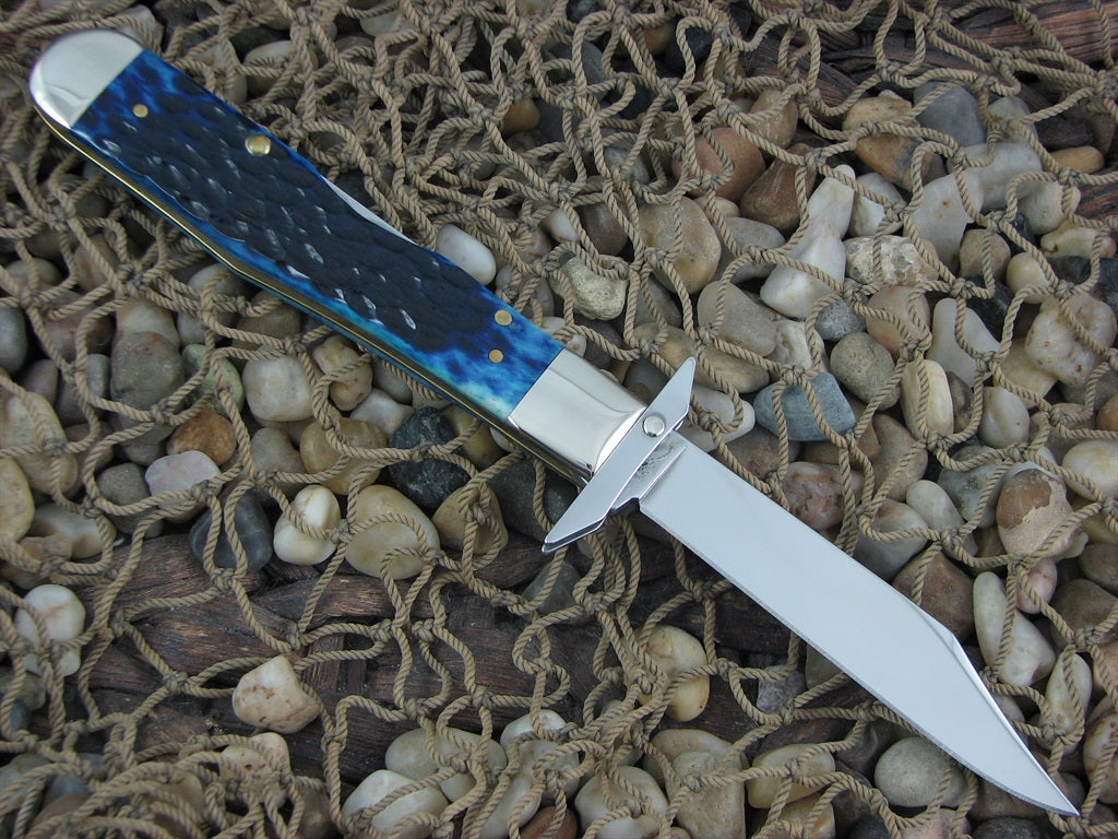 Case Collectors Club 2012 Ocean Blue Bone Cheetah with TruSharp steel 6111.5L 27538