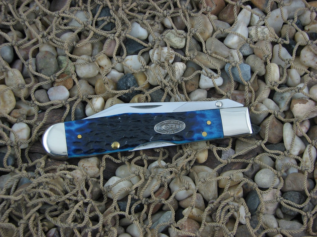 Case Collectors Club 2012 Ocean Blue Bone Cheetah with TruSharp steel 6111.5L 27538