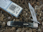Case XX 2002 Black Pocketworn Bone Cheetah with TruSharp steel 6111.5L 03562