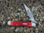 Case XX 2002 Dark Red Bone Cheetah From Red - White - Blue Series 6111.5L 03839