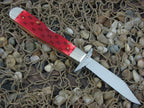Case XX 2003 Dark Red Bone Cheetah with TruSharp steel 6111.5L 08190 XX Bone