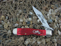 Case XX 2004 Dark Red Bone Cheetah with TruSharp steel 6111.5L 05906