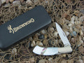 Browning  Pearl and Abalone Lockback with Stainless steel 308 
