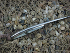 Browning Tak Fukuta Fixed Blade Model 378 Polished Stainless Pearl and Abalone
