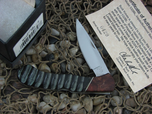 Buck Knives  Impala Horn and Burl BuckLock with Stainless steel 5321BL B532IBL0