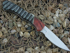 Buck Knives Custom Shop Impala Horn and Burl BuckLock with Stainless steel Model 5321BL B532IBL0