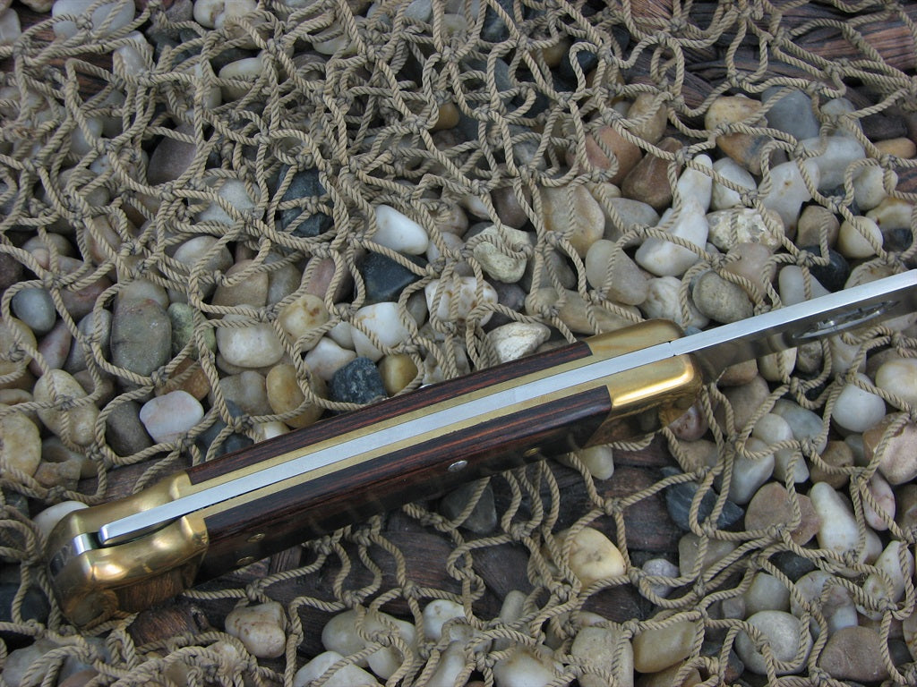 Buck Knives Custom Shop Wood Lockback with Stainless steel Model 110 B110SP270