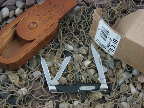 Buck Knives 2008 Black Composite Whittler with Stainless steel 309 BU0310BKSSP1B