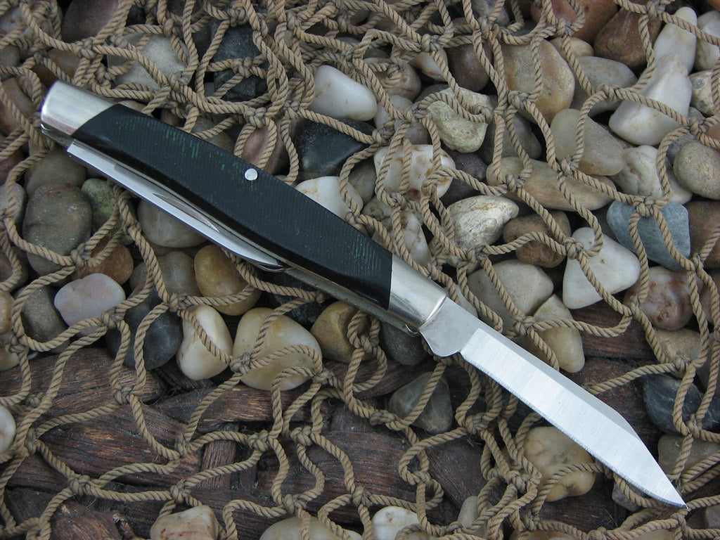 Buck Knives 2008 Black Composite Whittler with Stainless steel Model 309 BU0310BKSSP1B