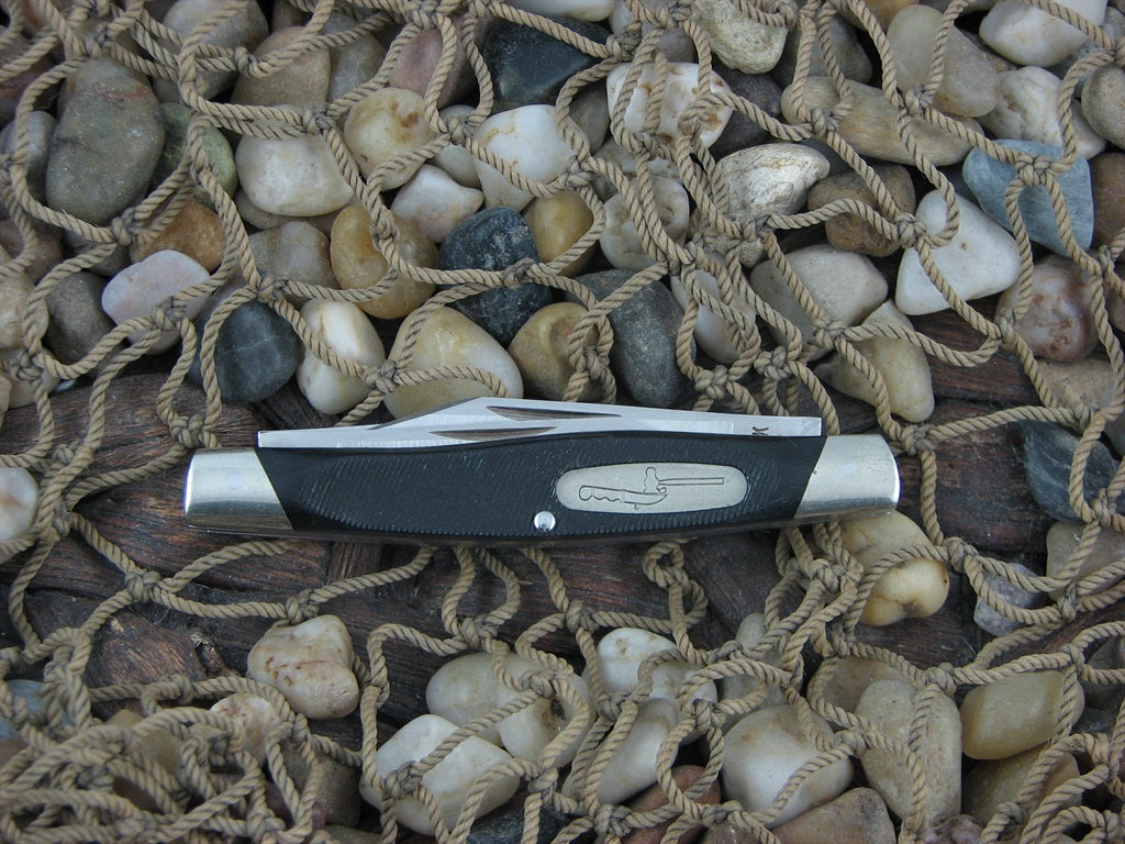 Buck Knives 2008 Black Composite Whittler with Stainless steel Model 309 BU0310BKSSP1B