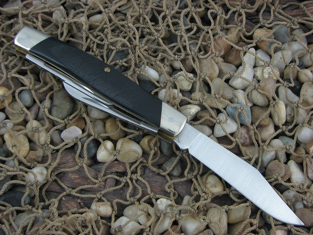 Buck Knives  Black Composite Stockman 307 with Stainless steel Model Wrangler B307