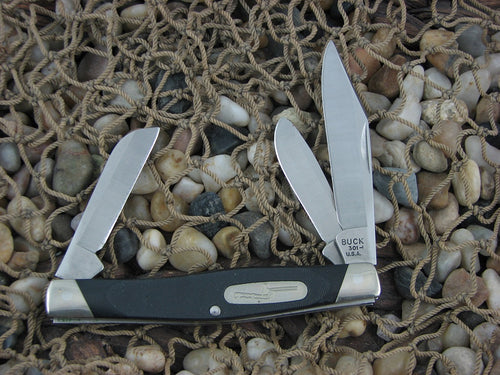 Buck Knives 2006 Black Composite Stockman with Stainless steel Model 301 8301