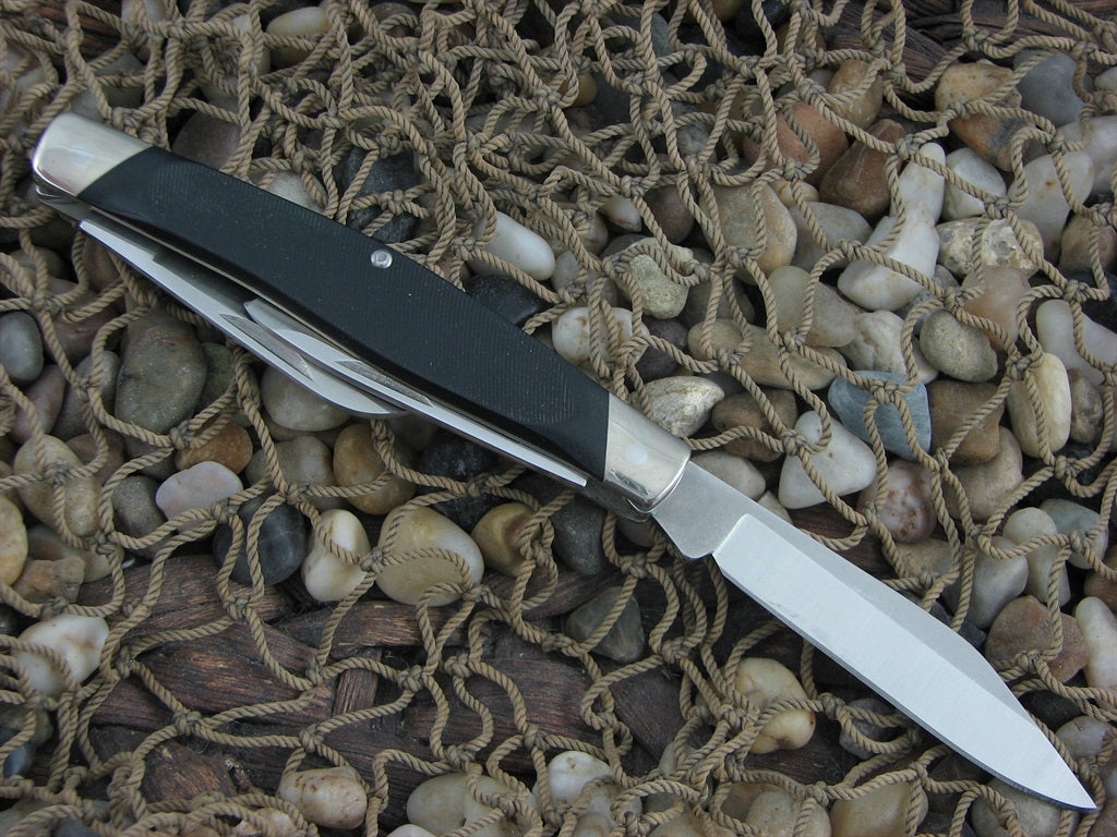 Buck Knives 2006 Black Composite Stockman with Stainless steel Model 301 8301