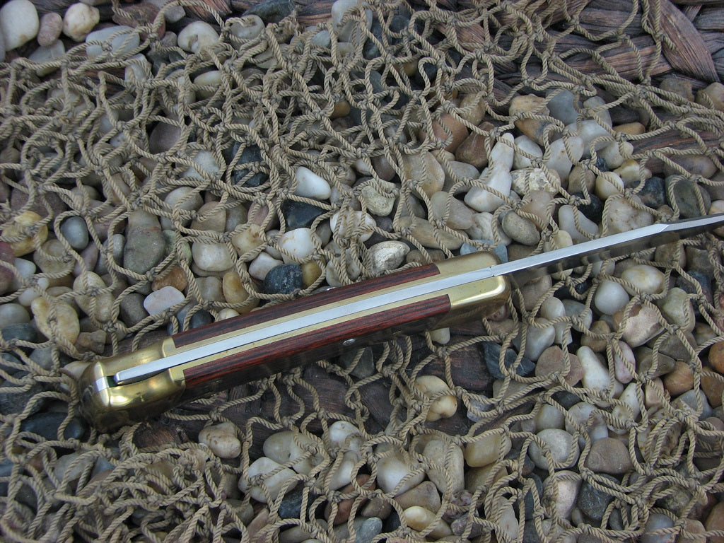 Buck Knives 2008 Wood Folding Hunter with Stainless steel Model 110