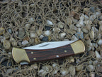 Buck Knives 2008 Wood Folding Hunter with Stainless steel Model 110