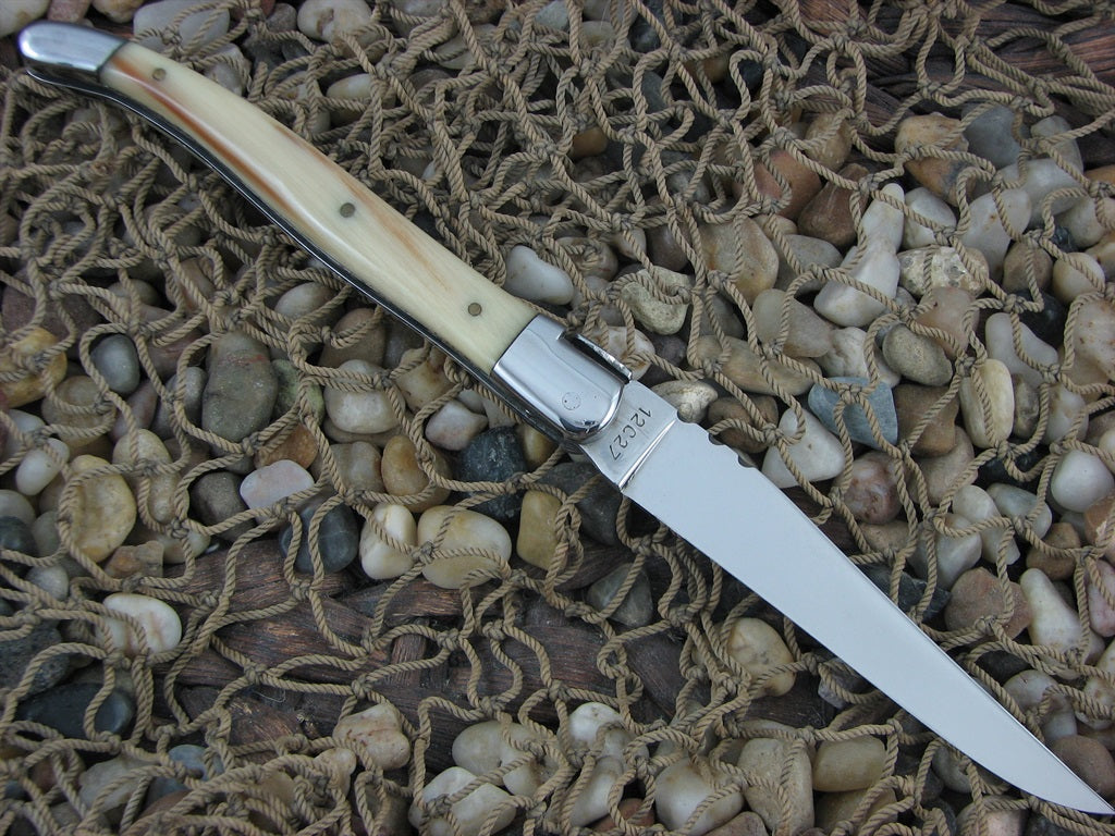 R. David  Buffalo Horn Laguiole with 12C27 steel