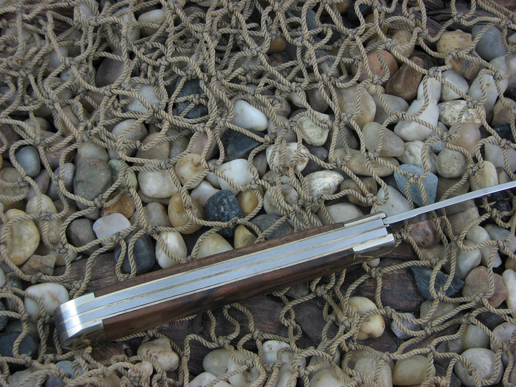 Henckels Cutlery  Walnut Wood Trapper with Stainless steel