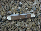 Henckels Cutlery  Walnut Wood Trapper with Stainless steel