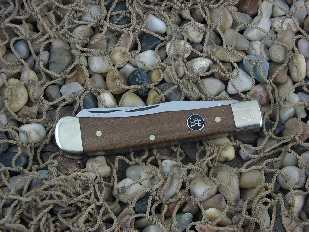 Henckels Cutlery  Walnut Wood Trapper with Stainless steel