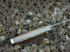 Cripple Creek 1985 Tan Bone Trapper with Carbon steel Model Half Breed