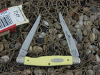 Camillus USA  Yellow Delrin Muskrat with Carbon steel 714 714Y