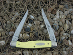 Camillus USA  Yellow Delrin Muskrat with Carbon steel Model 714 714Y